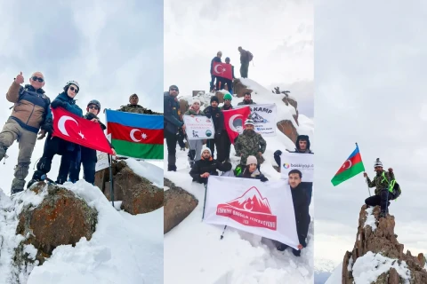 60 альпинистов поднялись на Хачадаг в память о жертвах Ходжалы