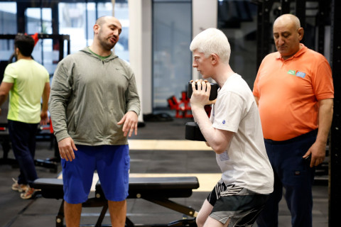 Сборная Азербайджана по парадзюдо прошла тесты физической подготовки