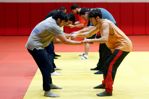 Сборная Азербайджана по парадзюдо прошла тесты физической подготовки