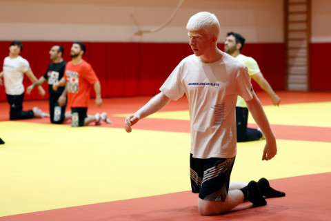 Сборная Азербайджана по парадзюдо прошла тесты физической подготовки