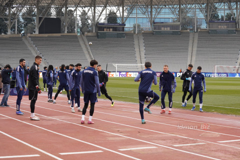"Карабах" провел тренировку в преддверии матча с "Ньюкаслом" - ФОТО