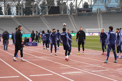 "Карабах" провел тренировку в преддверии матча с "Ньюкаслом" - ФОТО