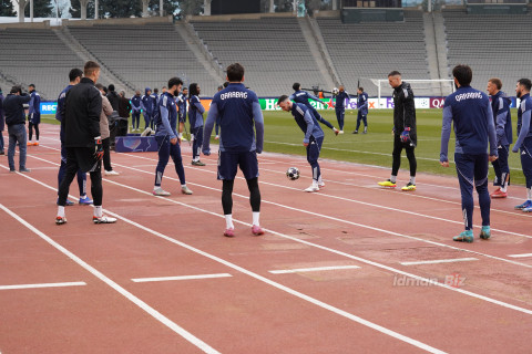 "Карабах" провел тренировку в преддверии матча с "Ньюкаслом" - ФОТО