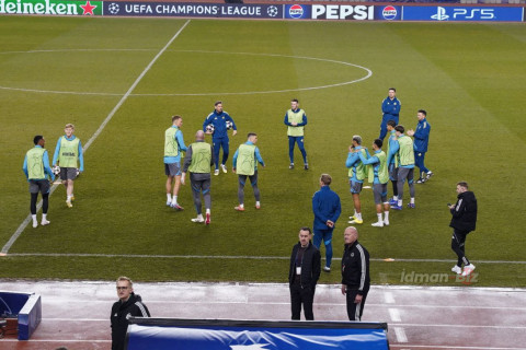 "Ньюкасл" провел заключительную тренировку перед матчем с "Карабахом" - ФОТО - ВИДЕО