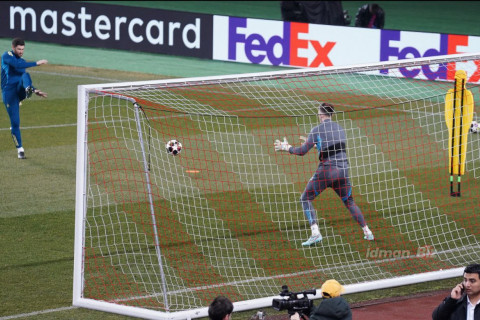 "Ньюкасл" провел заключительную тренировку перед матчем с "Карабахом" - ФОТО - ВИДЕО