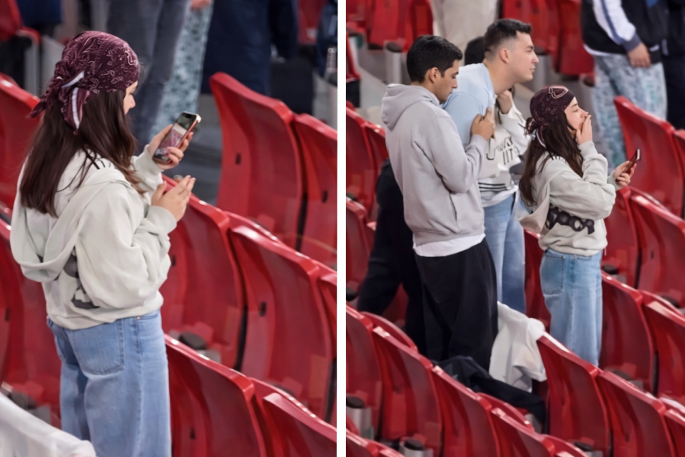 Milyonların izlədiyi matça Arda Güler və sevgilisi damğa vurdu - VİDEO