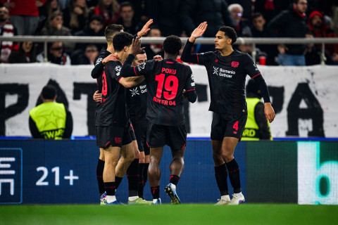 "Байер" обыграл "Олимпиакос" в первом матче плей-офф Лиги чемпионов