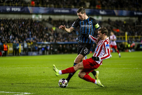 Лига чемпионов: "Брюгге" вырвал ничью у "Атлетико"