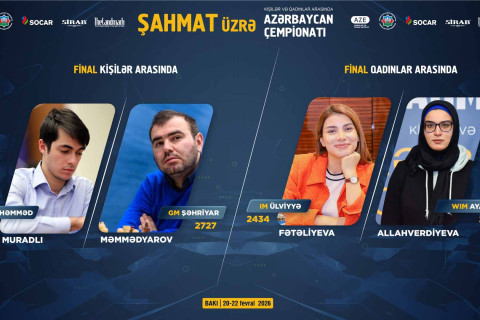 Şahmat üzrə Azərbaycan çempionatının finalının ilk görüşləri oynanılıb