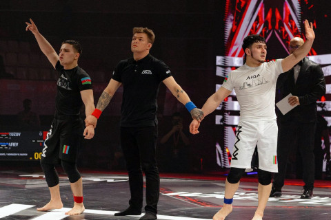 Azərbaycan idmançıları qrapplinq üzrə turnirdə qızıl medal qazanıblar - FOTO