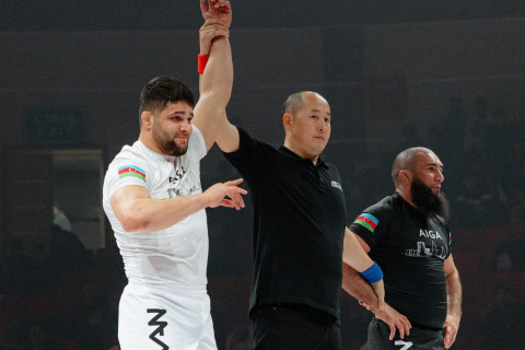 Azərbaycan idmançıları qrapplinq üzrə turnirdə qızıl medal qazanıblar - FOTO