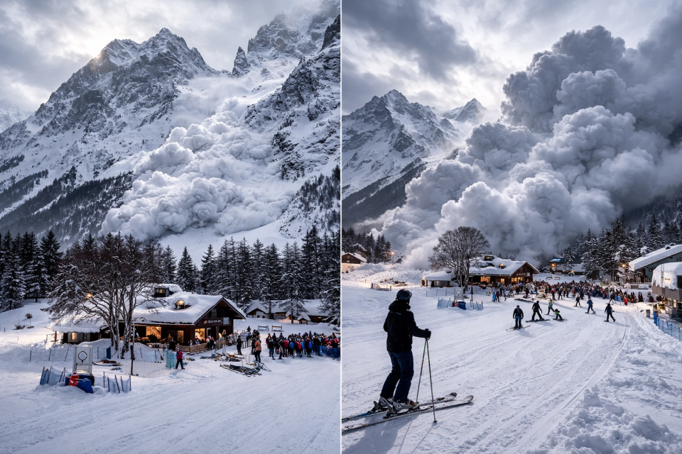 Məşhur Monblan zirvəsində dəhşətli hadisə - VİDEO