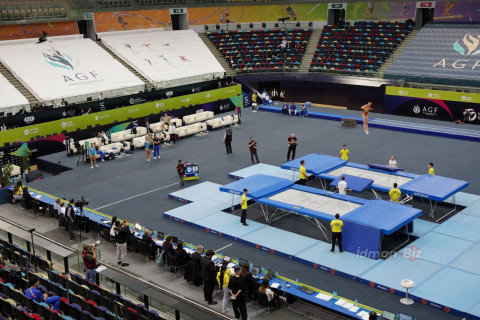 Baku hosts AGF Trophy World Cup stage in trampoline gymnastics - PHOTO