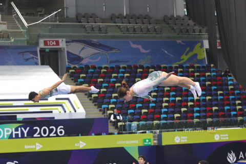 Baku hosts AGF Trophy World Cup stage in trampoline gymnastics - PHOTO