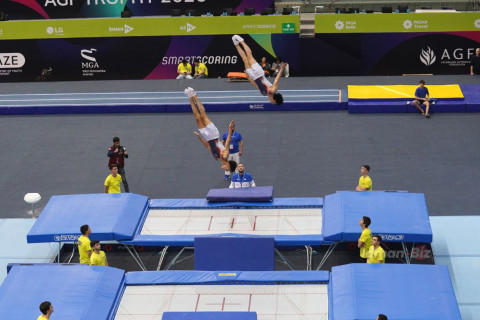 Baku hosts AGF Trophy World Cup stage in trampoline gymnastics - PHOTO