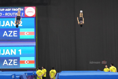 Baku hosts AGF Trophy World Cup stage in trampoline gymnastics - PHOTO
