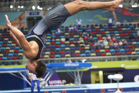 Baku hosts AGF Trophy World Cup stage in trampoline gymnastics - PHOTO
