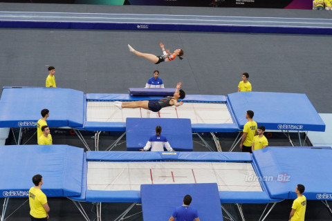 Baku hosts AGF Trophy World Cup stage in trampoline gymnastics - PHOTO