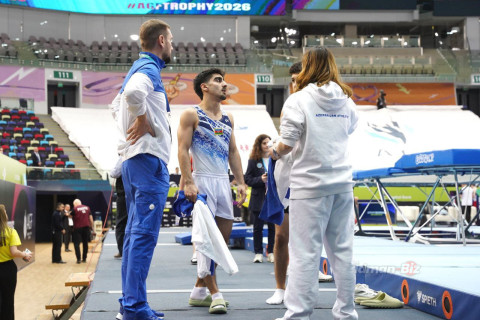 В Баку стартовал этап Кубка мира по батутной гимнастике и тамблингу AGF Trophy