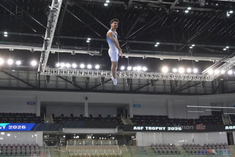 В Баку стартовал этап Кубка мира по батутной гимнастике и тамблингу AGF Trophy