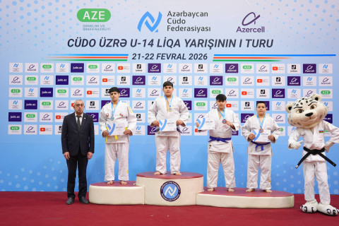 Cüdo üzrə U-14 Liqa yarışının ilk turu başa çatdı - FOTO