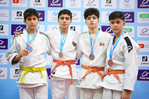 Cüdo üzrə U-14 Liqa yarışının ilk turu başa çatdı - FOTO