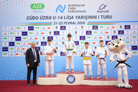 Cüdo üzrə U-14 Liqa yarışının ilk turu başa çatdı - FOTO