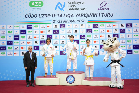 Cüdo üzrə U-14 Liqa yarışının ilk turu başa çatdı - FOTO