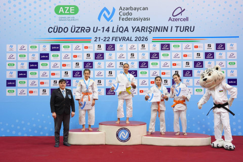 Cüdo üzrə U-14 Liqa yarışının ilk turu başa çatdı - FOTO