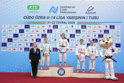 Cüdo üzrə U-14 Liqa yarışının ilk turu başa çatdı - FOTO