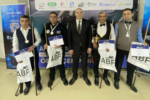 Bilyard üzrə Azərbaycan çempionatının qalibi məlum olub