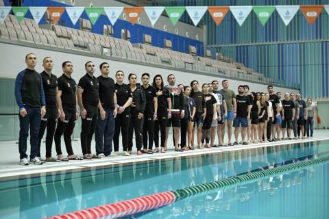 Dövlət qurumlarının əməkdaşları arasında üzgüçülük yarışı keçirilib - YENİLƏNİB + FOTO/VİDEO