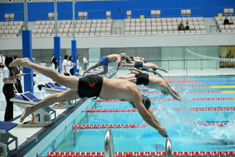 Dövlət qurumlarının əməkdaşları arasında üzgüçülük yarışı keçirilib - YENİLƏNİB + FOTO/VİDEO