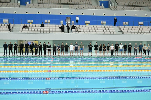 Dövlət qurumlarının əməkdaşları arasında üzgüçülük yarışı keçirilib - YENİLƏNİB + FOTO/VİDEO