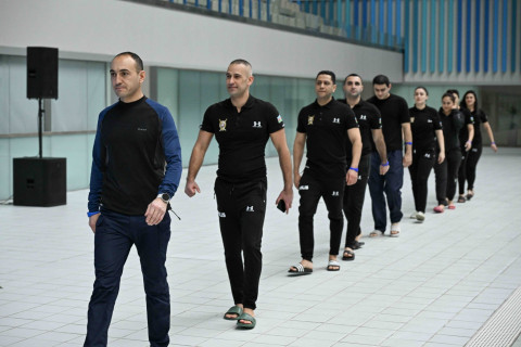 Dövlət qurumlarının əməkdaşları arasında üzgüçülük yarışı keçirilib - YENİLƏNİB + FOTO/VİDEO