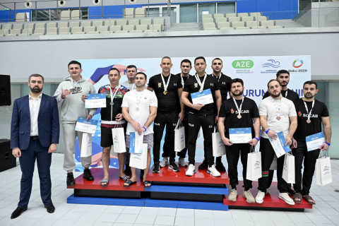 Dövlət qurumlarının əməkdaşları arasında üzgüçülük yarışı keçirilib - YENİLƏNİB + FOTO/VİDEO