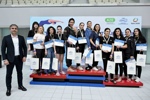 Dövlət qurumlarının əməkdaşları arasında üzgüçülük yarışı keçirilib - YENİLƏNİB + FOTO/VİDEO