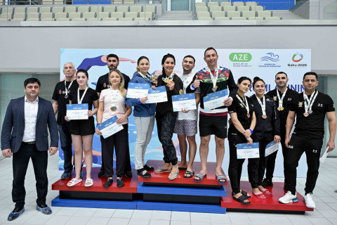 Dövlət qurumlarının əməkdaşları arasında üzgüçülük yarışı keçirilib - YENİLƏNİB + FOTO/VİDEO