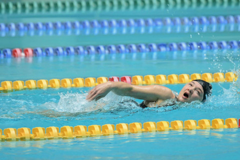 Dövlət qurumlarının əməkdaşları arasında üzgüçülük yarışı keçirilib - YENİLƏNİB + FOTO/VİDEO