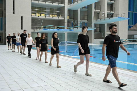 Dövlət qurumlarının əməkdaşları arasında üzgüçülük yarışı keçirilib - YENİLƏNİB + FOTO/VİDEO