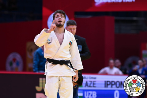 Омар Раджабли завоевал золотую медаль на турнире "Большого шлема" - ФОТО