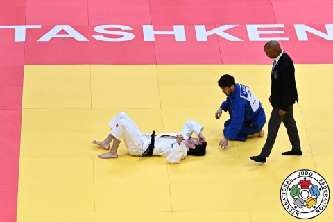 Омар Раджабли завоевал золотую медаль на турнире "Большого шлема" - ФОТО