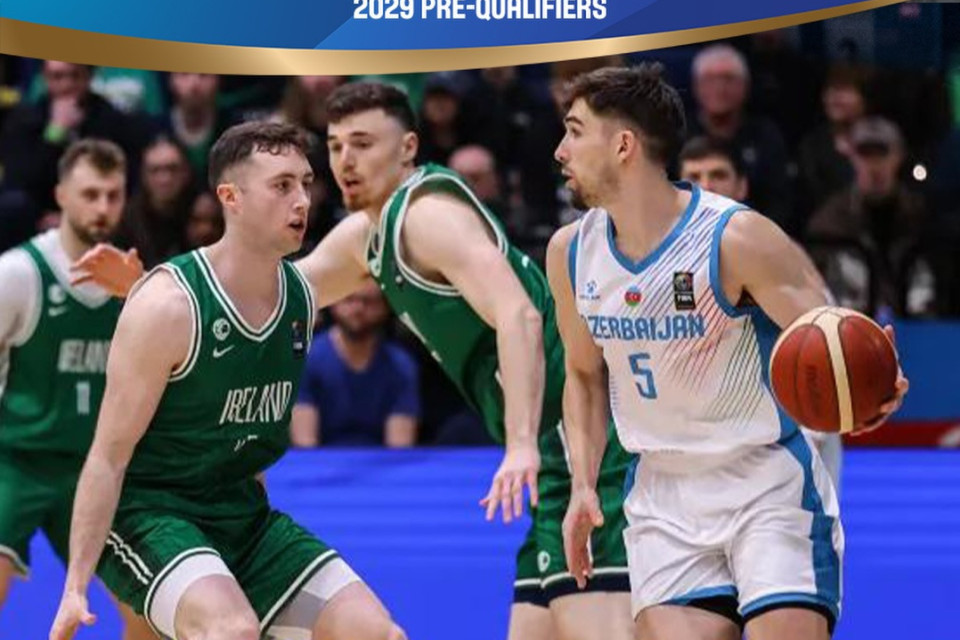 Azərbaycanın basketbol millisi AVRO-2029-un seçmə mərhələsində ilk qələbəsini qazanıb