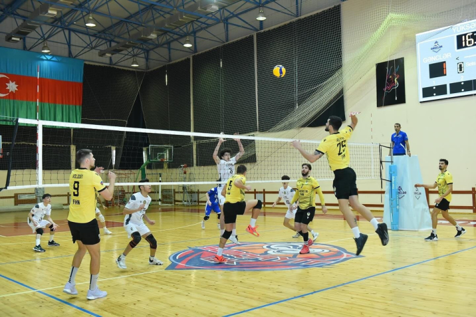 Kişi voleybolçular arasında Azərbaycan Yüksək Liqasında 15-ci tura yekun vurulacaq