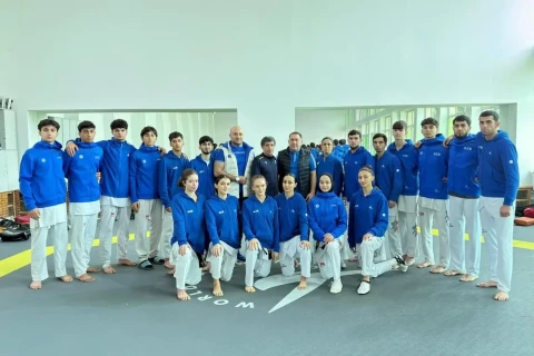 Сборная Азербайджана по таэквондо завершила сбор в Узбекистане