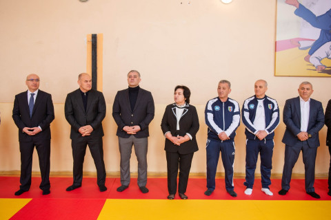 Qəbələnin Vəndam qəsəbəsində yeni cüdo zalı istifadəyə verilib