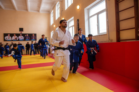 Qəbələnin Vəndam qəsəbəsində yeni cüdo zalı istifadəyə verilib