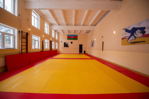 Qəbələnin Vəndam qəsəbəsində yeni cüdo zalı istifadəyə verilib