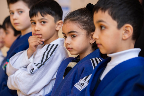 Qəbələnin Vəndam qəsəbəsində yeni cüdo zalı istifadəyə verilib