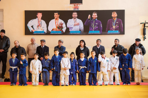 Qəbələnin Vəndam qəsəbəsində yeni cüdo zalı istifadəyə verilib